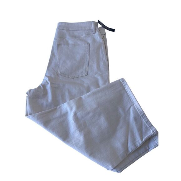 NWT Talbots High waist WIDE LEG CROP JEANS Size 16P - Picture 2 of 9